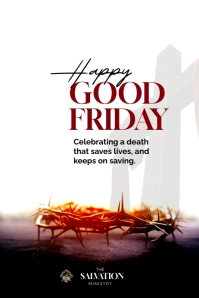 Good Friday Affiche template