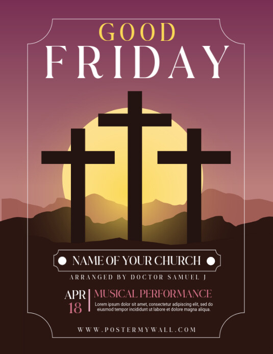 Good Friday Template | PosterMyWall