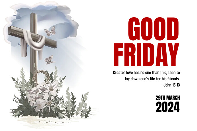 Good friday Poster template