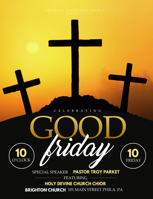 Good Friday Template PosterMyWall