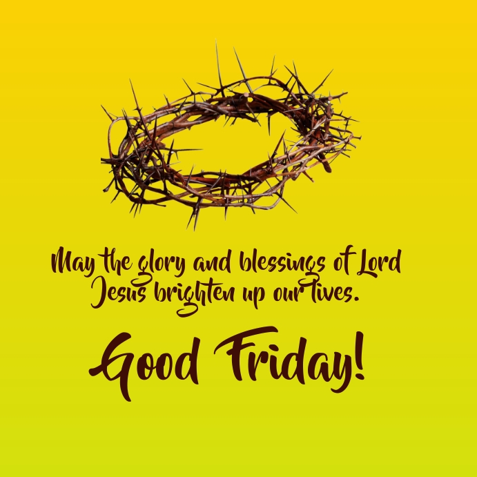 Copy of Good Friday | PosterMyWall