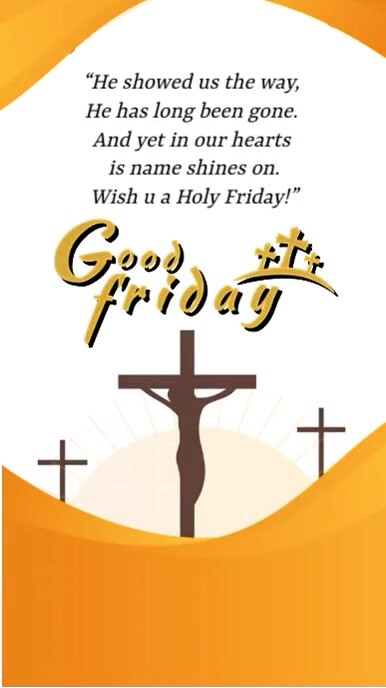 Good Friday Template PosterMyWall