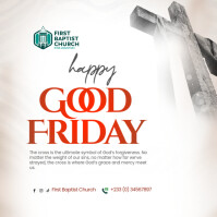 Good Friday Design Template Publicação no Instagram