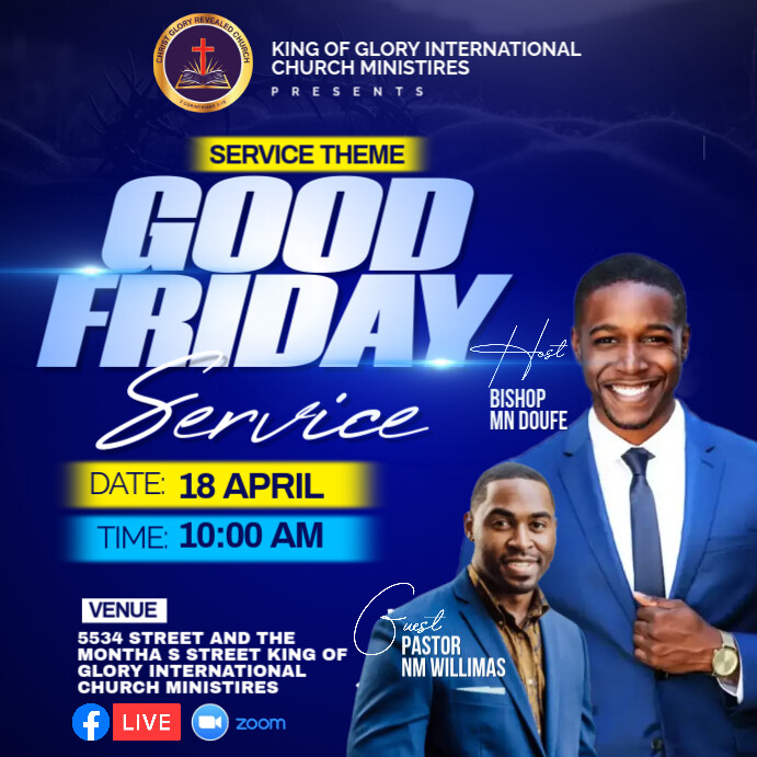 good friday Instagram Plasing template
