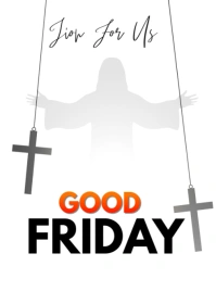 good friday A6 template