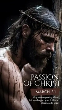 Good Friday Digital Display (9:16) template