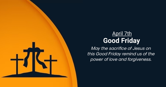 Good Friday Template PosterMyWall