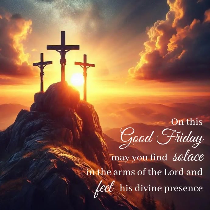 Good Friday Instagram Post template