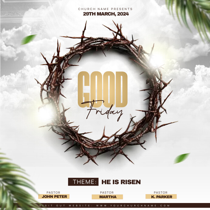 Good Friday Template PosterMyWall
