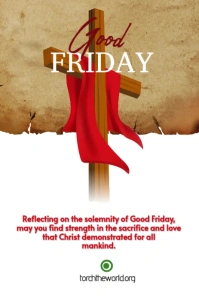 Good Friday Grafika na Pinterest template