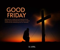 good friday DESIGN Rectangle moyen template