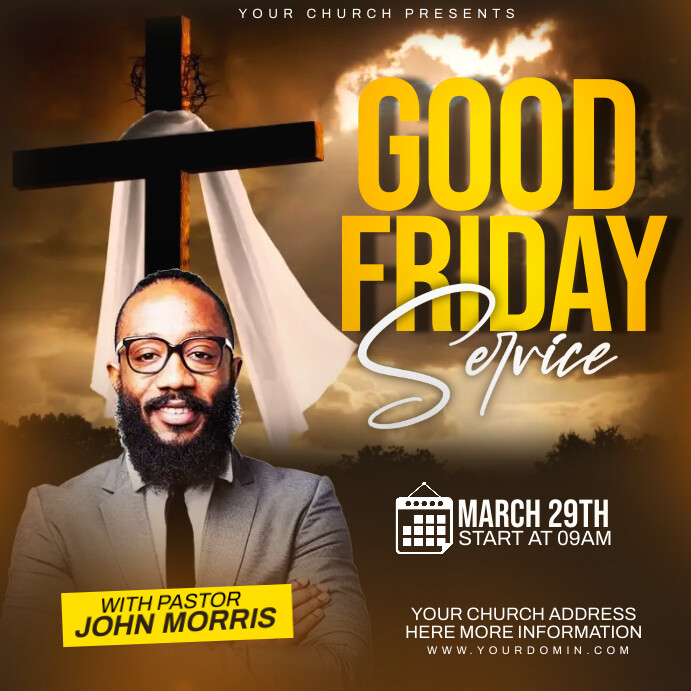 Good Friday Template | PosterMyWall