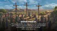good friday Digital Display (16:9) template