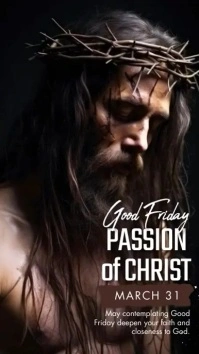 Good Friday Digital Display (9:16) template