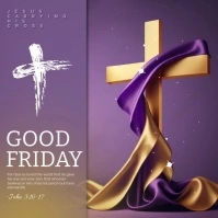 Good Friday Instagram Post template