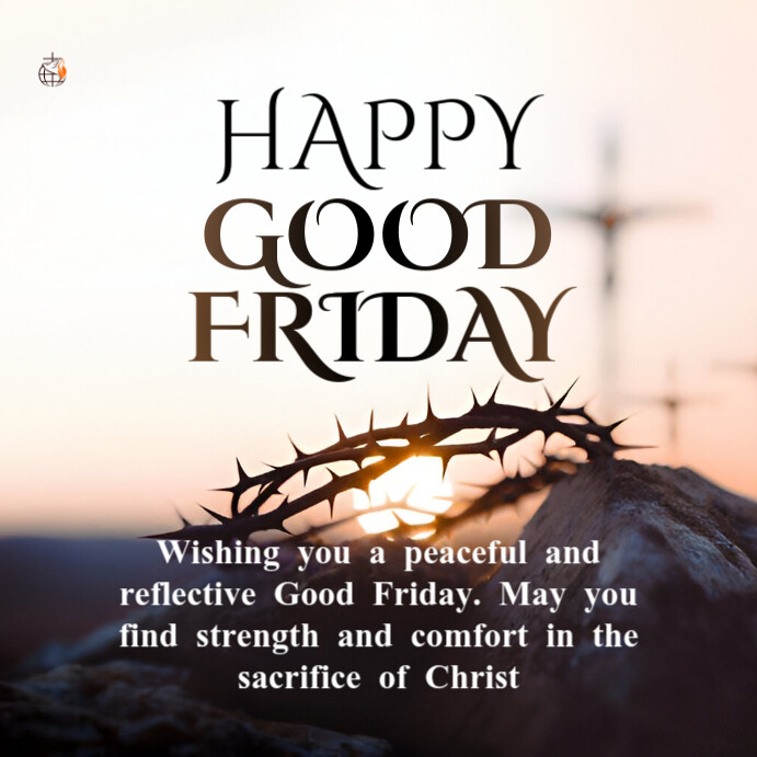 good friday Vierkant (1:1) template