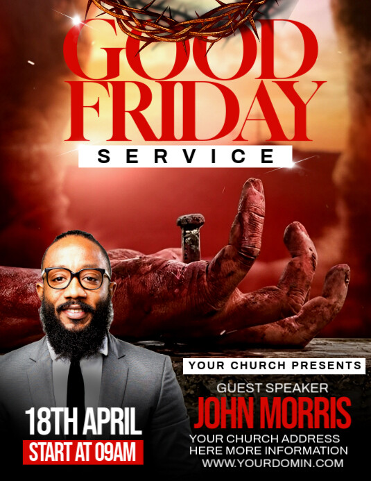good friday Template | PosterMyWall