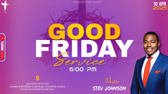 Good Friday Template | PosterMyWall