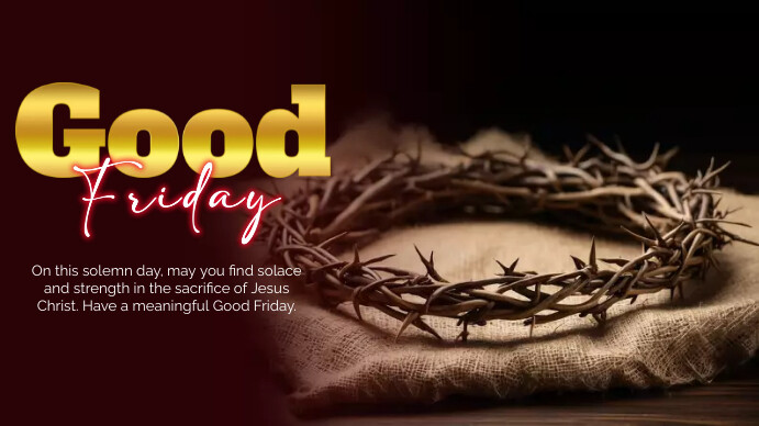 Good Friday Template PosterMyWall