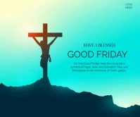 Good Friday Large Rectangle template