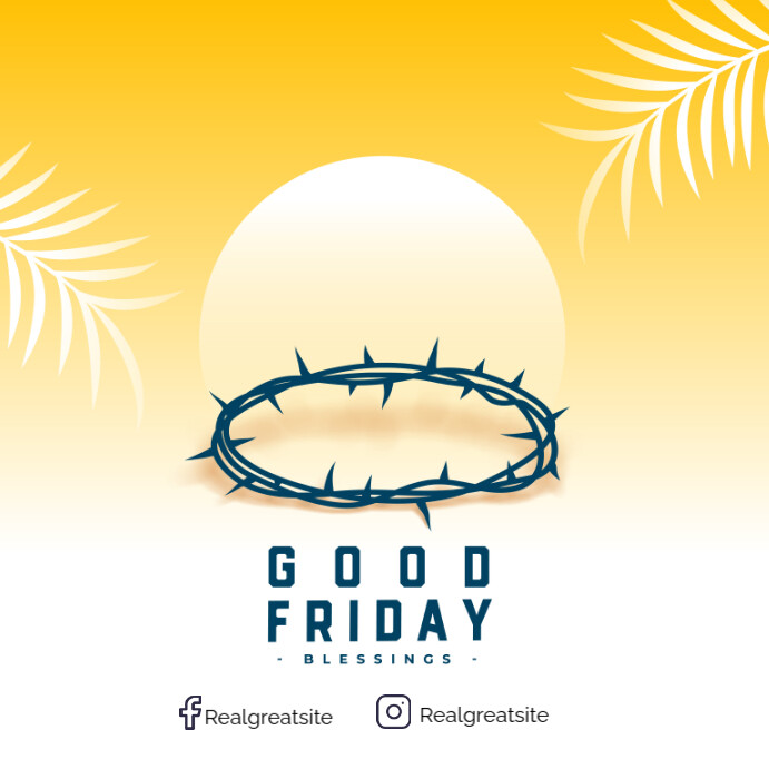 Good Friday design Template | PosterMyWall