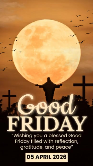 Good Friday Instagram Reel Template | PosterMyWall