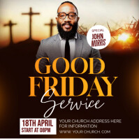 Good friday Instagram na Post template
