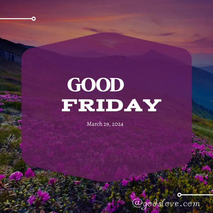 Good friday design template | PosterMyWall