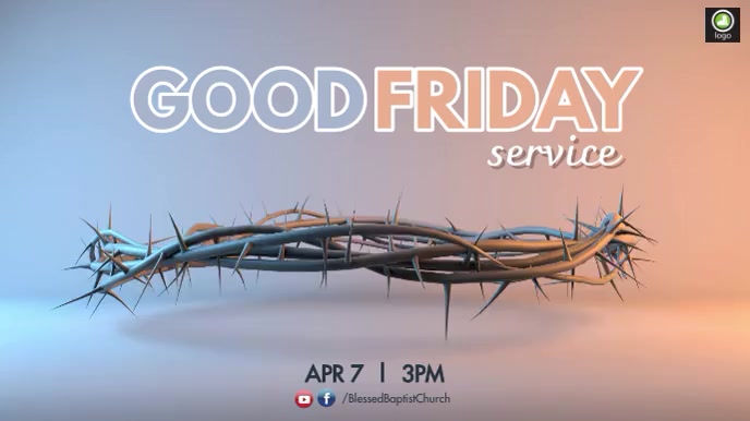 good friday digital display Template | PosterMyWall