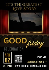 Good friday service Template | PosterMyWall