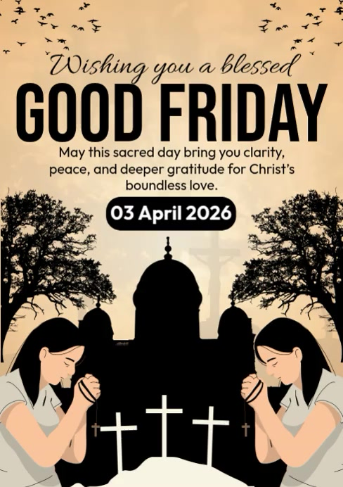 Good Friday Event Template | PosterMyWall