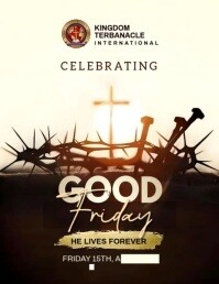 Amarillo Good Friday Flyer Flyer Template