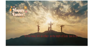 good friday flyer ภาพที่แชร์บน Facebook template