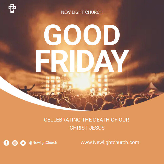 Good friday flyer Template | PosterMyWall