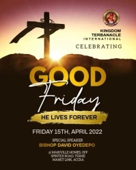 Good Friday Flyer Template Instagram Portrait