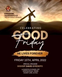 Good Friday Flyer Template Instagram Portrait
