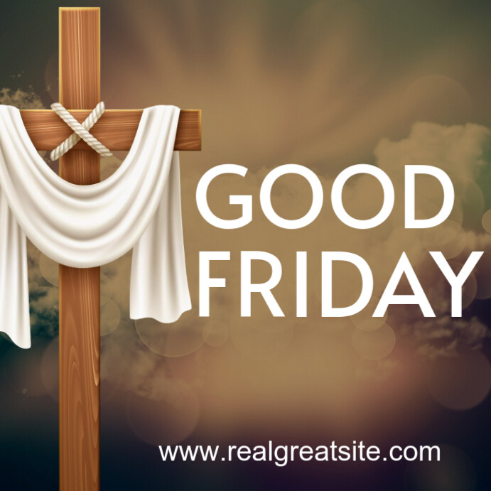 Good Friday Good Friday Flyer Template | PosterMyWall