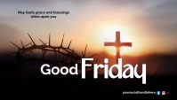 Good Friday Greetings Flyer template