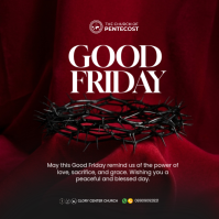 Good Friday Greetings Template Instagram Plasing