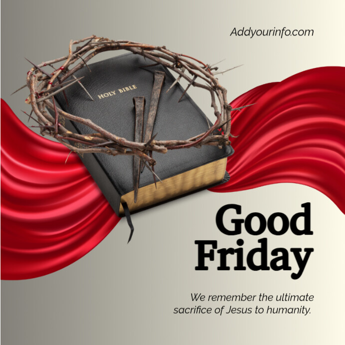 Copy of Good Friday Instagram Post | PosterMyWall