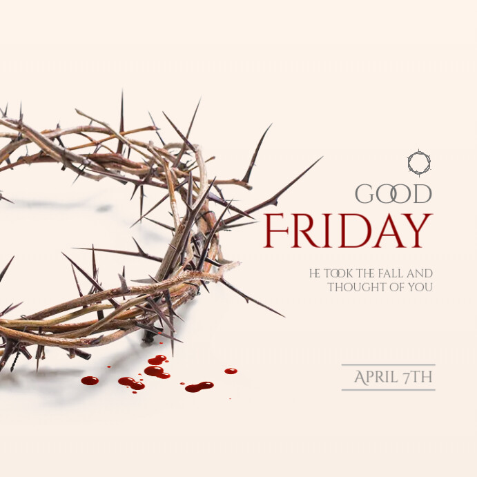Good Friday Instagram Post Template | PosterMyWall