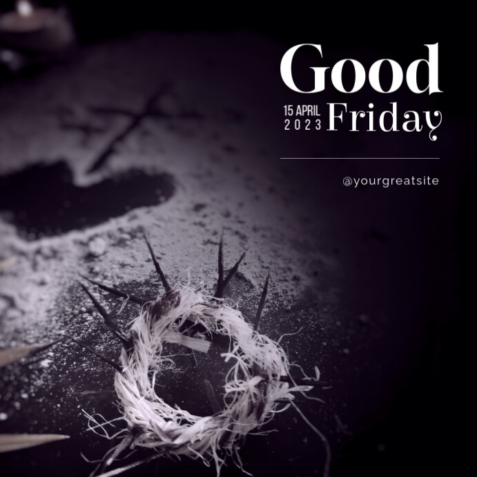 Good Friday Instagram Post Template | PosterMyWall