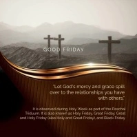 Good Friday Instagram Video Post template
