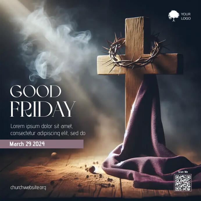 GOOD FRIDAY POSTER Template | PosterMyWall