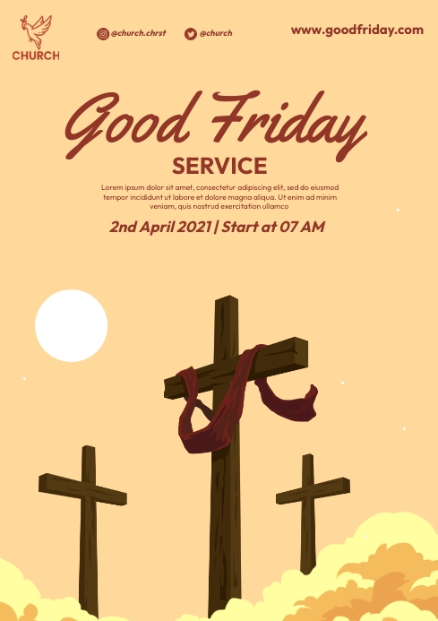 Copy of Good Friday Posters Ads | PosterMyWall