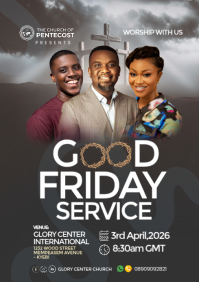 Good Friday Service A4 template