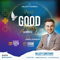 Good Friday Service Programme good friday service Template | PosterMyWall