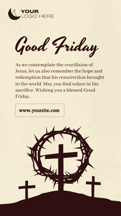 Good Friday Social Media Post Template | PosterMyWall