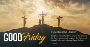 Good Friday Social Media Post Facebook Shared Image template
