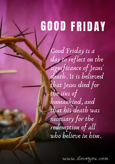 Good Friday Template PosterMyWall